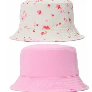 PINK by VS Floral and Pink Reversible Bucket Hat